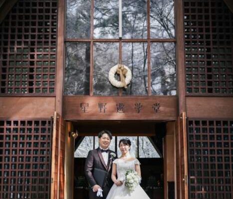 軽井沢結婚式花嫁