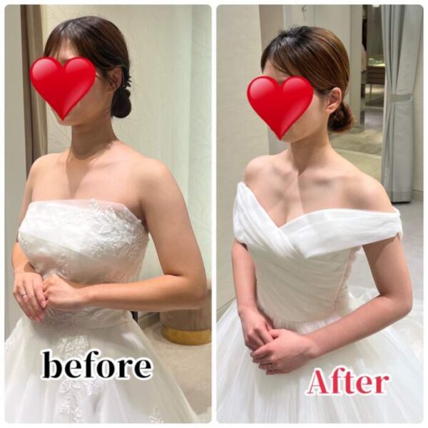 花嫁ブライダルエステビフォー❤️アフター