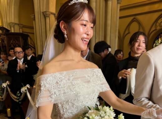 ５月１４日ハートコート結婚式花嫁❤️