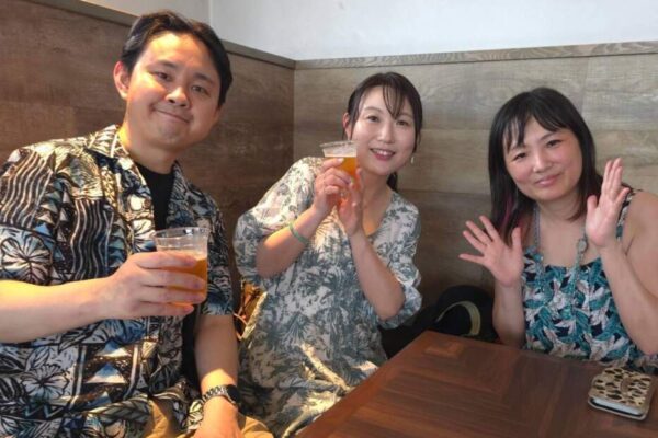 花火パーティー初参加