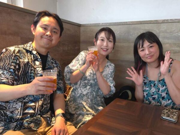 花火パーティー初参加