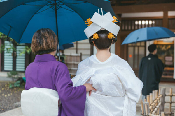 和装花嫁姿