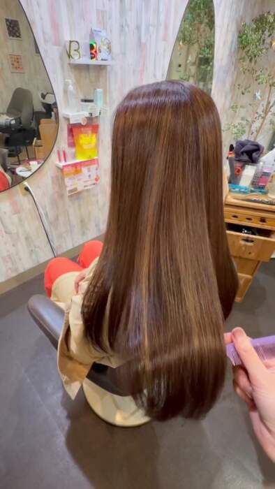 美しいヘアに